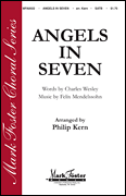 Angels in Seven SATB choral sheet music cover Thumbnail